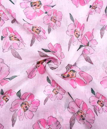 Buy Printed Cotton Linen Fabric